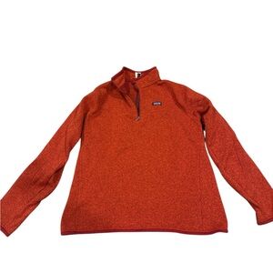 Patagonia Deep Red Fleece Pullover